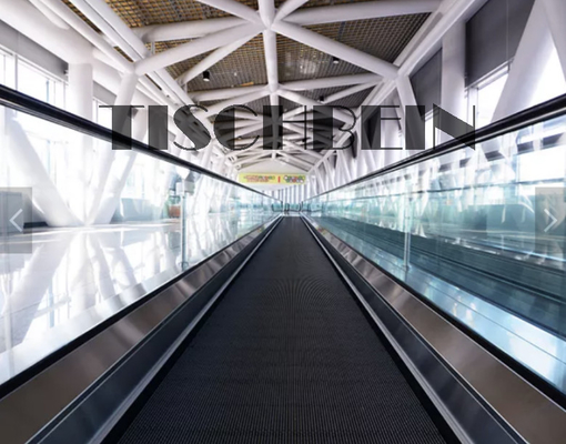 0° -12° Indoor Outdoor 800mm 1000mm Pallet Width Moving Walk Hot-dip Galvanized Truss For Railway Station Subway etc