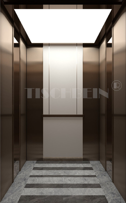 630kg 800kg 1000kg Traction Passenger Elevator 1.75m/S With Mirror Etching Finish For Hotel Shopping Mall