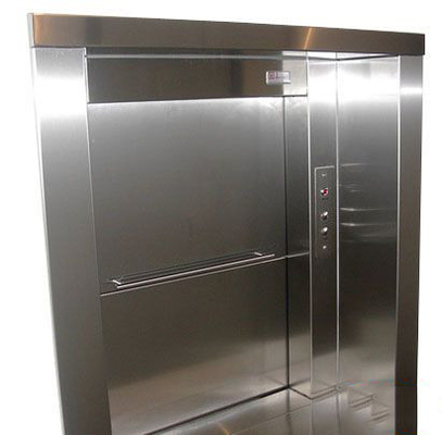 250kg 300kg Residential Dumbwaiter 304  Stainless Steel Cabin By-Parting Door For Restraurant