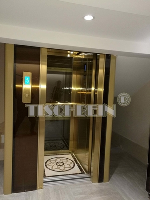 630kg 800kg 1000kg 1250kg Residential Passenger Lift With 1.5m/s Speed 150m Travel Height For Residential Building