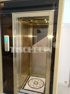 1.75m/S Residential Passenger Elevator 800kg 1000kg Traction Panoramic Elevator For Shopping Mall