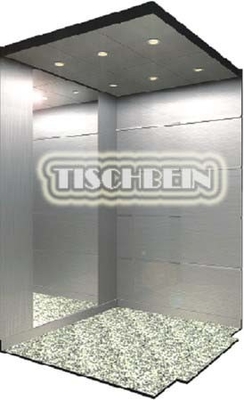 630kg 800kg 1000kg Traction Passenger Elevator 1.75m/S With Mirror Etching Finish For Hotel Shopping Mall