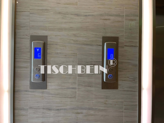 1.0m/s Traction MRL Passenger Elevator With Front And Rear Door For Shopping Center Office Building Residential Building
