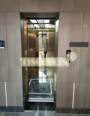 1.0m/S 1.5m/S Commercial Passenger Lifts 450kg-2000kg PVC Floor For Shopping Center Office Building