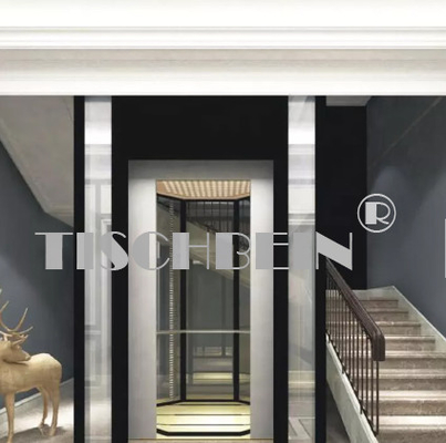 630kg 800kg 1000kg 1150kg 2.0m/S Panoramic Elevator With Hairline St. St. Finish For Hotel Residential Building