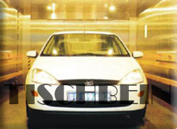 5000-10000kg VVVF Drive Durable Automobile Elevator Commercial Car Elevator Two Operation Panels Inside Cabin Low Noise