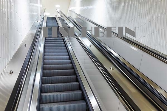 Two Direction Moving Option Commercial Escalator 800mm Step With Illumination Usedin Hotel Shopping Mall Railway Station