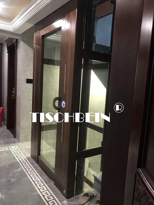 0.4m/s Speed Home Elevators For Private House or Residential Building With 320kg 400kg 450kg Capacity Emergency Stop
