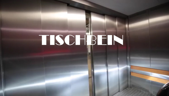 304 St St Machine Room Office Automobile Elevator 10,000kg Big Load 4-6 Door Panels Center Opening Telescopic Opening