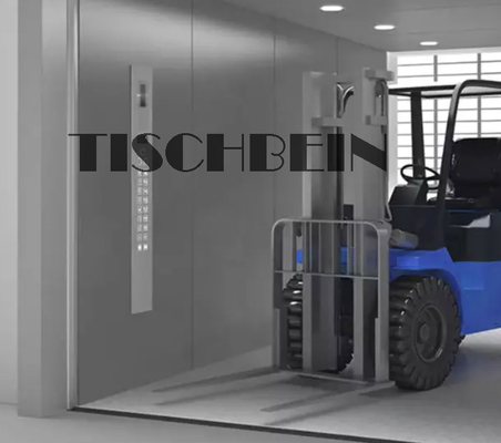 1000kg 2000kg 3000kg 5000kg Commercial Cargo Elevator 1.0m/s Speed Painted Steel Cabin Wall 2400mm Cabin Height