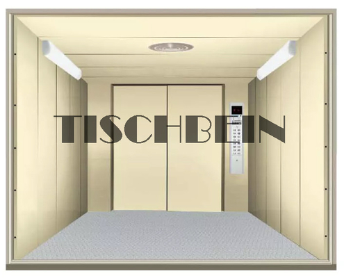 1000kg 2000kg 3000kg 5000kg Commercial Cargo Elevator 1.0m/s Speed Painted Steel Cabin Wall 2400mm Cabin Height