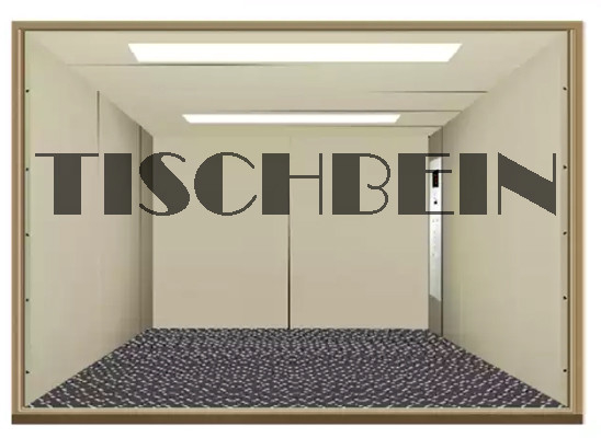 1000kg 2000kg 3000kg 5000kg Commercial Cargo Elevator 1.0m/s Speed Painted Steel Cabin Wall 2400mm Cabin Height
