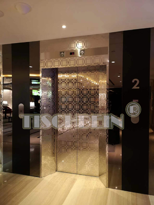 1000kg 1250kg 1.75m/S Machine Roomless Passenger Lifts Touchable COP Granit Marble Floor For Residential Building Hotel