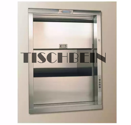 100kg 200kg 0.4m/s Speed Commercial Window Type PLC Control Dumbwaiter Food Conveying Elevator For Coffee Bar Laundry