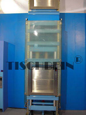250kg 300kg Residential Dumbwaiter 304  Stainless Steel Cabin By-Parting Door For Restraurant