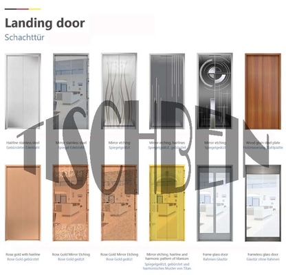304 Stainless Steel Cabin Silent Running Home Elevator 320kg 400kg 450kg Suitable For Wheelchair Entering For The Older