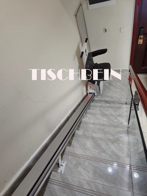 300kg Stainless Steel Rail Economic Wheelchair Inclined Platform Lift With Emergency Stop Funciton For Railway Station